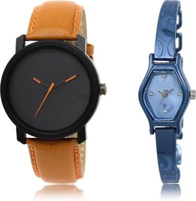 

The Shopoholic Stylist Designer Combo Pack 2 Black And Blue Dial Analog Watch For Boys And Girls Watch Stylish Watch - For Men & Women