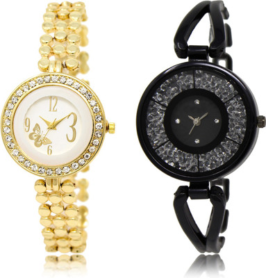 

The Shopoholic Fashionable Funky Look White And Black Dial Analog Watch For Girls Newest Arrival Watch - For Women