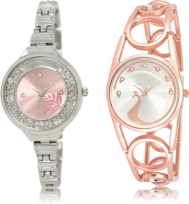 

The Shopoholic Latest Collection Fancy And Attractive Pink And Silver Dial Analog Watch For Girls Watches Women Watch - For Women