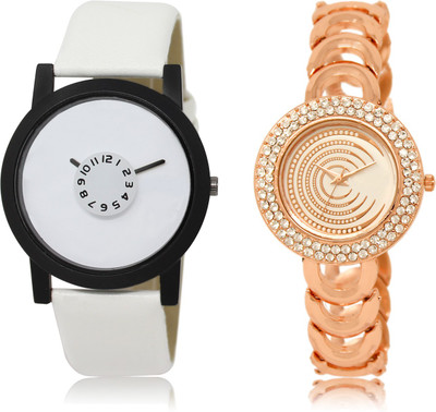 

The Shopoholic New Stylist Latest White Dial Analog Watch For Boys And Girls Watches For Couple Watch - For Men & Women