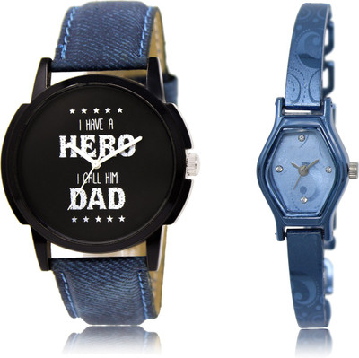 

The Shopoholic Fashionable Fancy CollectionÂ Black And Blue Dial Analog Watch For Boys And Girls Combo Watches For Mens Watch - For Men & Women