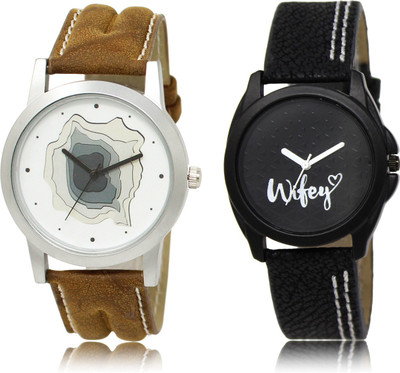 

The Shopoholic Best Combo Pack White And Black Dial Analog Watch For Boys And Girls For Men Stylish Watch Watch - For Men & Women