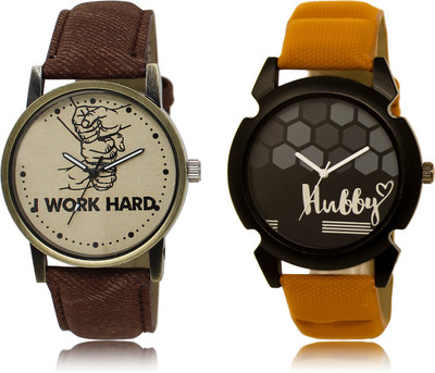 

The Shopoholic Best Combo Pack Brown And Black Dial Analog Watch For Boys Watch For Men Stylish Black Watch - For Men