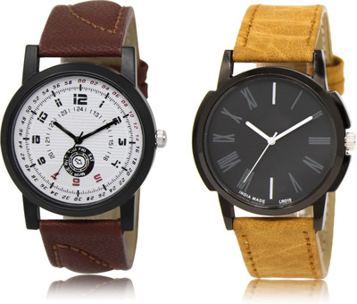 

The Shopoholic New Collection White And Black Dial Analog Watch For Boys Belt Watch For Men Watch - For Men