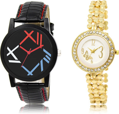 SHIPKART NEW LATEST FRESH FASHION COMBO SET OF 2 OF LR 12-203 Watch - For Men & Women