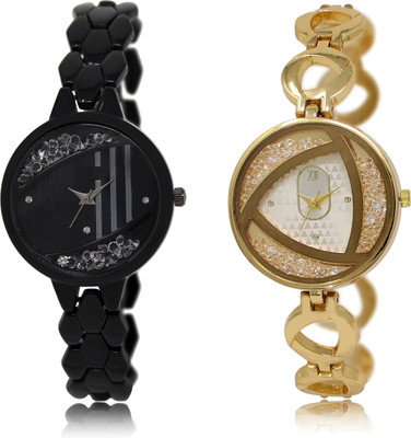 

The Shopoholic Latest Collection Fancy And Attractive Black And Silver Dial Analog Watch For Girls Watches Women Belt Watch - For Women