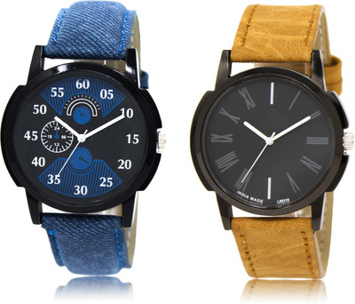 

The Shopoholic New Collection Black And Blue Dial Analog Watch For Boys Watch For Man Stylish Watch - For Men