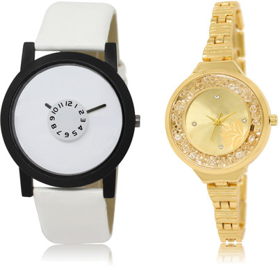 

The Shopoholic Best Combo Pack White And Gold Dial Analog Watch For Boys And Girls Formal For Boys Watch - For Men