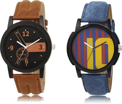 

The Shopoholic Latest Fashionable Black And Brown And Blue And Maroon Dial Analog Watch For Boys Watch Girls Fashion Watch - For Men