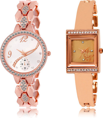 

The Shopoholic New Collection Silver And Rose Gold Dial Analog Watch For Girls For Girls Watch Watch - For Women