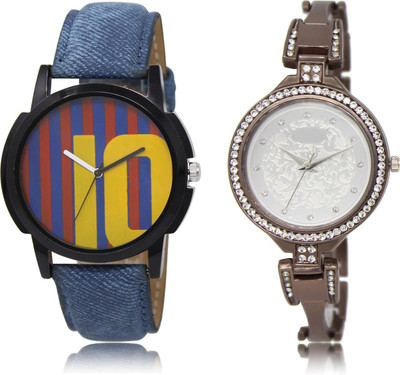 

The Shopoholic Treny and Precious Blue And Maroon And Silver Dial Analog Watch For Boys And Girls Watches For Men Formal Watch - For Men & Women