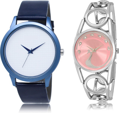 

The Shopoholic Treny and Precious White And Pink Dial Analog Watch For Boys And Girls Watches For Couple Watch - For Men & Women