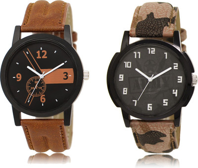 

The Shopoholic New Stylist Latest Black And Brown And Green Dial Analog Watch For Boys Watch For Boy Stylish Watch - For Men