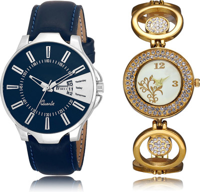 

The Shopoholic Fashionable Fancy CollectionÃÂ Blue And White Dial Analog Watch For Boys And Girls Watches New Watch - For Men & Women