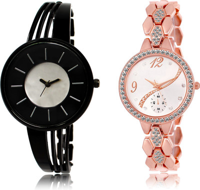 

The Shopoholic Fashionable Fancy CollectionÃÂ Black And Silver Dial Analog Watch For Girls Analog Watch Watch - For Women