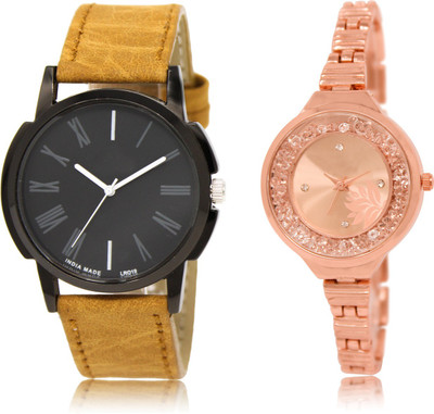 

The Shopoholic Treny and Precious Black And Rose Gold Dial Analog Watch For Boys And Girls Mens Watches Stylish Watch - For Men & Women
