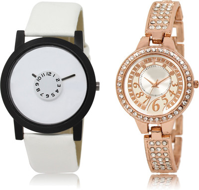 

The Shopoholic Fashionable Fancy CollectionÃÂ White And Silver Dial Analog Watch For Boys And Girls Heart Watch Watch - For Men & Women