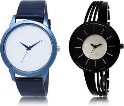 

The Shopoholic New Stylist Latest White And Black And Silver Dial Analog Watch For Boys And Girls Formal Watch For Men Watch - For Men & Women