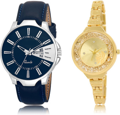 

The Shopoholic Best Combo Pack Blue And Gold Dial Analog Watch For Boys And Girls Watch Of Boy Watch - For Men & Women