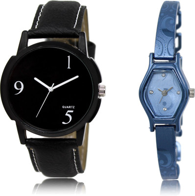 

The Shopoholic Fashionable Funky Look Black And Blue Dial Analog Watch For Boys And Girls Watches Formal Watch - For Men & Women