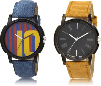 

The Shopoholic Latest Fashionable Blue And Maroon And Black Dial Analog Watch For Boys Watch Belts For Men Watch - For Men