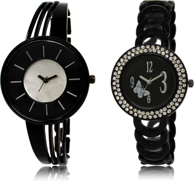 

The Shopoholic New Stylist Latest Black And Silver Dial Analog Watch For Girls Girls Watches Of Watch - For Women