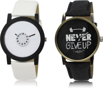 

The Shopoholic Latest Collection Fancy And Attractive White And Black Dial Analog Watch For Boys Mens Belts Watches Watch - For Women