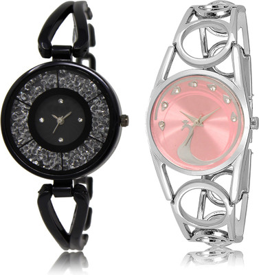 

The Shopoholic New Collection Black And Pink Dial Analog Watch For Girls Watch Girls Watch - For Women