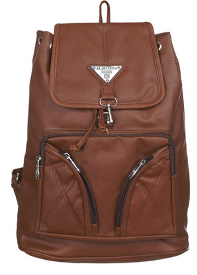 

Al Jazeera Hi Design Stylish Trendy Fashionable Baggit Caprese Lavie Diana Korr Butterfly Leather College Backpack For Girls Women Ladies 5 L Backpack(Brown)