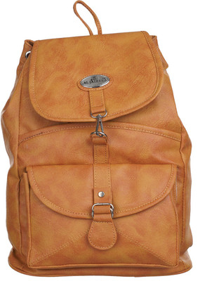 

Al Jazeera Hi Design Stylish Trendy Fashionable Baggit Caprese Lavie Diana Korr Butterfly Leather College Backpack For Girls Women Ladies 5 L Backpack(Brown)