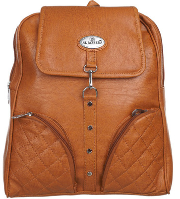 

Al Jazeera Hi Design Stylish Trendy Fashionable Baggit Caprese Lavie Diana Korr Butterfly Leather College Backpack For Girls Women Ladies 5 L Backpack(Brown)