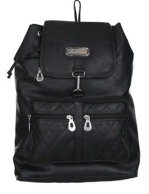 

Al Jazeera Hi Design Stylish Trendy Fashionable Baggit Caprese Lavie Diana Korr Butterfly Leather College Backpack For Girls Women Ladies 5 L Backpack(Black)