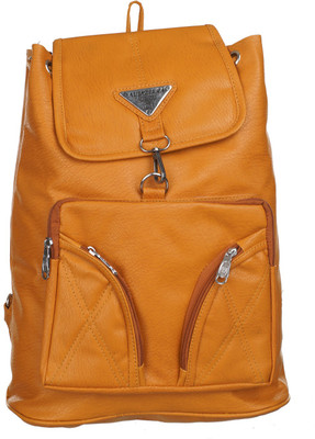 

Al Jazeera Hi Design Stylish Trendy Fashionable Baggit Caprese Lavie Diana Korr Butterfly Leather College Backpack For Girls Women Ladies 5 L Backpack(Yellow)