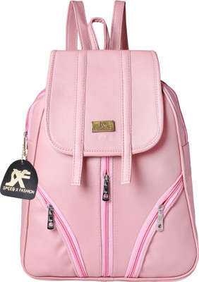

Speed X Fashion Women's & Girls Medium Pink 5 Backpack(Pink)