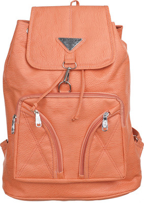 

Al Jazeera Hi Design Stylish Trendy Fashionable Baggit Caprese Lavie Diana Korr Butterfly Leather College Backpack For Girls Women Ladies 5 L Backpack(Orange)