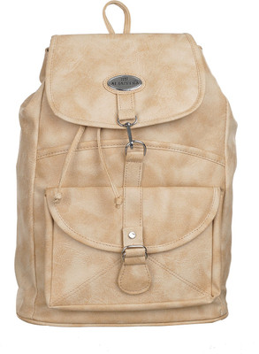 

Al Jazeera Hi Design Stylish Trendy Fashionable Baggit Caprese Lavie Diana Korr Butterfly Leather College Backpack For Girls Women Ladies 5 L Backpack(Beige)