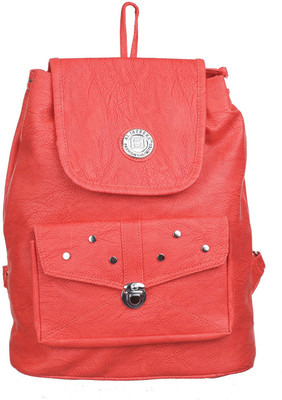 

Al Jazeera Hi Design Stylish Trendy Fashionable Baggit Caprese Lavie Diana Korr Butterfly Leather College Backpack For Girls Women Ladies 5 L Backpack(Pink)