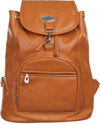 

Al Jazeera Hi Design Stylish Trendy Fashionable Baggit Caprese Lavie Diana Korr Butterfly Leather College Backpack For Girls Women Ladies 5 L Backpack(Tan)
