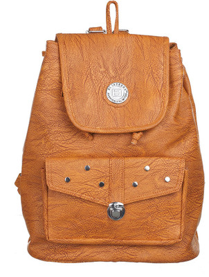 

Al Jazeera Hi Design Stylish Trendy Fashionable Baggit Caprese Lavie Diana Korr Butterfly Leather College Backpack For Girls Women Ladies 5 L Backpack(Tan)