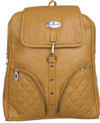

Al Jazeera Hi Design Stylish Trendy Fashionable Baggit Caprese Lavie Diana Korr Butterfly Leather College Backpack For Girls Women Ladies 5 L Backpack(Beige)