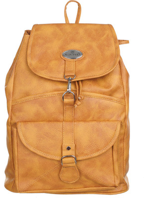 

Al Jazeera Hi Design Stylish Trendy Fashionable Baggit Caprese Lavie Diana Korr Butterfly Leather College Backpack For Girls Women Ladies 5 L Backpack(Tan)