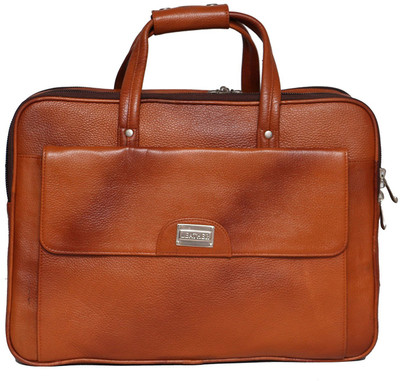

Reo Leather | Leather Laptop Briefcase Bag for Men |15.6'' Laptop Compartment| |Expandable Features| |Zipper Lock Closure | 22 Liters | Color Tan Shoulder Bag(Multicolor, 22 L)
