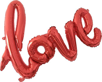 

kubergift Solid Love Letter Balloon(Red, Pack of 1)