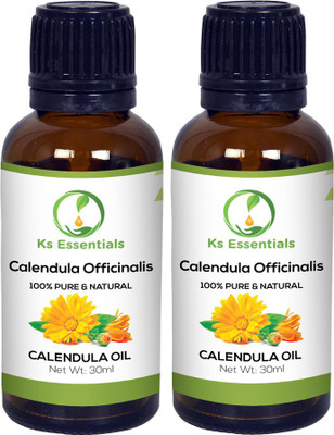

Ks Essentials 100% Pure Calendula Essential Oil Pure Natural & Undiluted For Skin care & Hair (30ml)Each(30 ml)