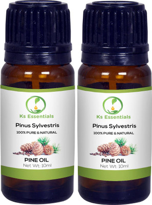 

Ks Essentials 100% Pure Pine Oil Natural & Undiluted Essential Oil(10ml)Each(10 ml)