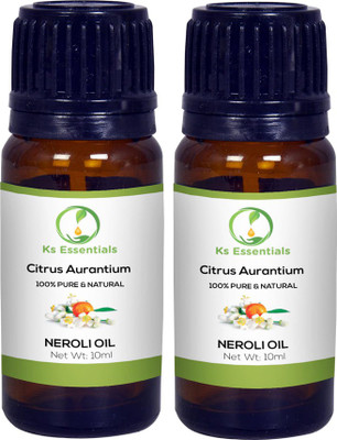

Ks Essentials 100% Pure Neroli Essential Oil Natural & Undiluted For Skin care & Hair(10ml)Each(10 ml)