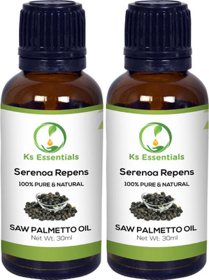 

Ks Essentials 100% Pure & Natural Saw Palmetto Oil (Sarenoa Serrulata)(30ml)Each(30 ml)