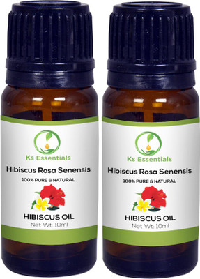 

Ks Essentials 100% Pure Hibiscus Oil (Hibiscus rosa senensis) Natural Therapeutic Grade(10ml)Each(10 ml)