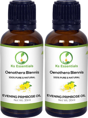 

Ks Essentials 100% Pure Evening Primrose Oil,Pure Natural & Undiluted(30ml)Each(30 ml)
