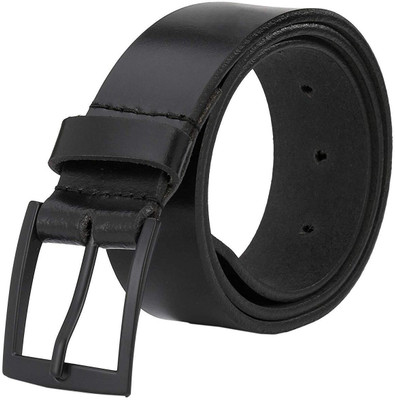 

ShopnZ Men Formal Black Genuine Leather Belt